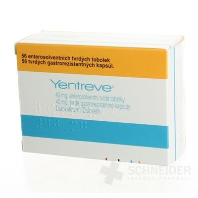YENTREVE 40 mg tvrdé gastrorezistentné kapsuly