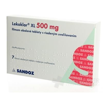 Lekoklar XL 500 mg tablety s riadeným uvoľňovaním