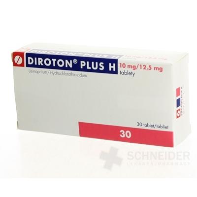 Diroton plus H 10 mg/12,5 mg tablety