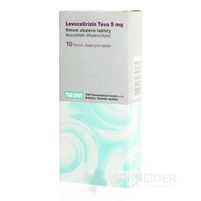 Levocetirizin Teva 5 mg filmom obalené tablety