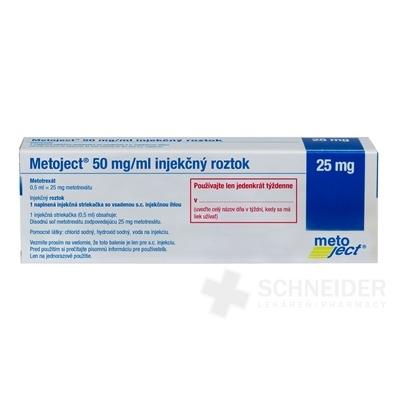 Metoject 50 mg/ml injekčný roztok
