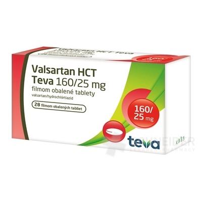 Valsartan HCT Teva 160/25 mg