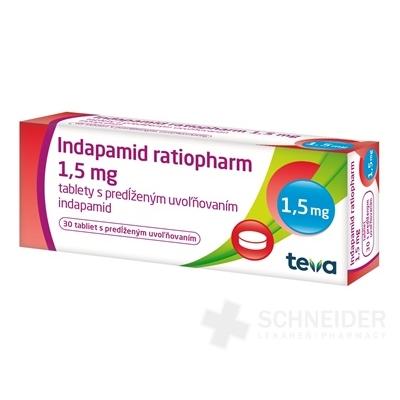 Indapamid ratiopharm 1,5 mg