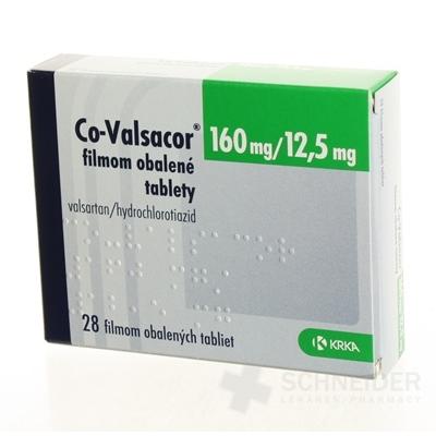 Co-Valsacor 160 mg/12,5 mg filmom obalené tablety