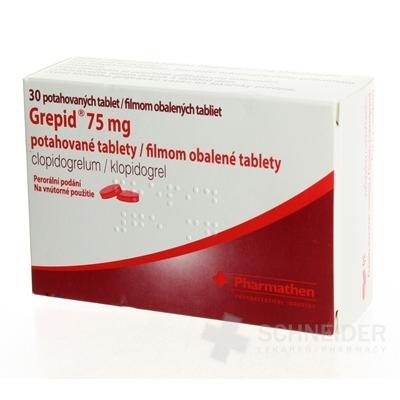 Grepid 75 mg filmom obalené tablety