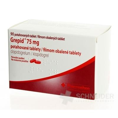Grepid 75 mg filmom obalené tablety