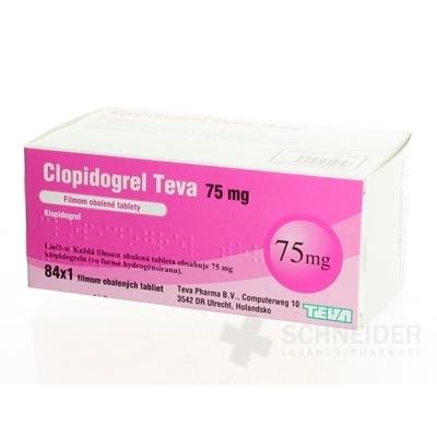 Clopidogrel Teva 75 mg filmom obalené tablety