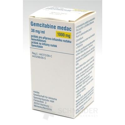 Gemcitabine medac 38 mg/ml