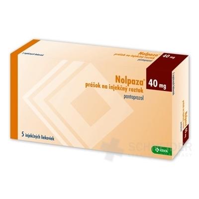 Nolpaza 40 mg prášok na injekčný roztok