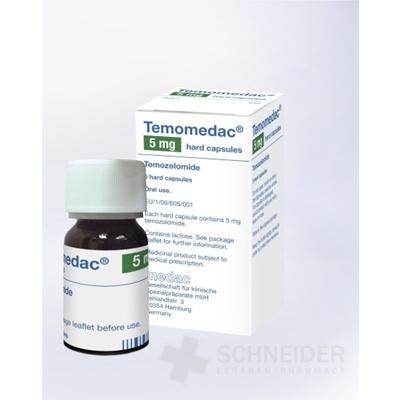 Temomedac 5 mg tvrdé kapsuly