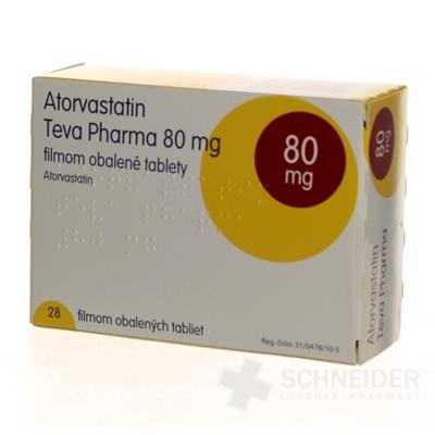 Atorvastatin Teva Pharma 80 mg
