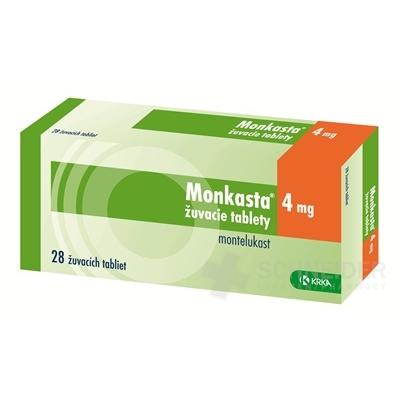 Monkasta 4 mg žuvacie tablety