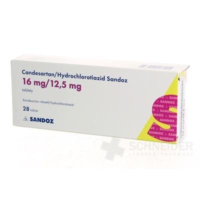 Candesartan/Hydrochlorotiazid Sandoz 16 mg/12,5 mg