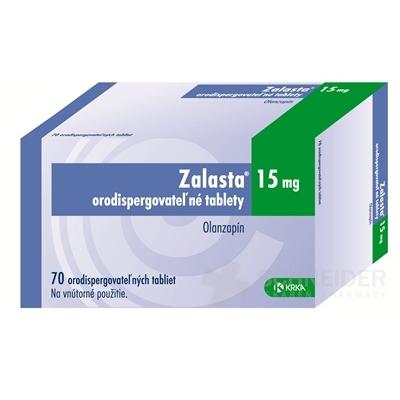 Zalasta 15 mg orodispergovateľné tablety