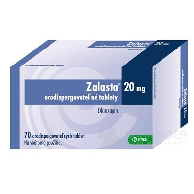 Zalasta 20 mg orodispergovateľné tablety