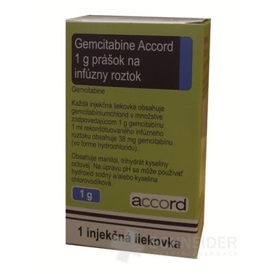 Gemcitabine Accord 1 g