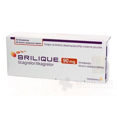 BRILIQUE 90 mg filmom obalené tablety