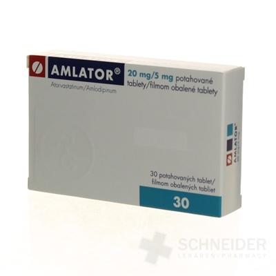 Amlator 20 mg/5 mg filmom obalené tablety