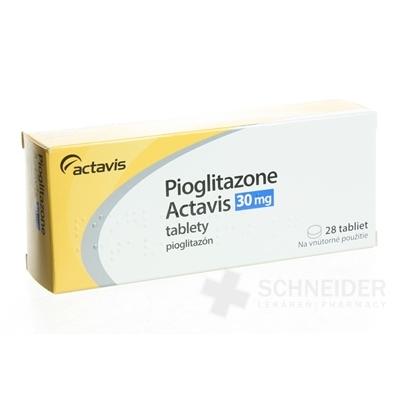 Pioglitazone Actavis 30 mg tablety