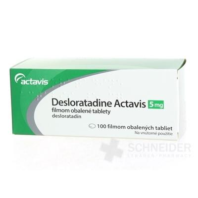 Desloratadine Actavis 5 mg filmom obalené tablety