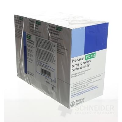 Pradaxa 150 mg tvrdé kapsuly