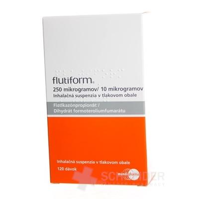 Flutiform 250 mikrogramov/10 mikrogramov