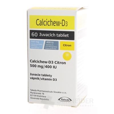 Calcichew-D3 Citron 500 mg/400 IU