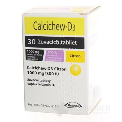 Calcichew-D3 Citron 1 000 mg/800 IU