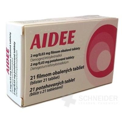 AIDEE 2 mg/0,03 mg filmom obalené tablety