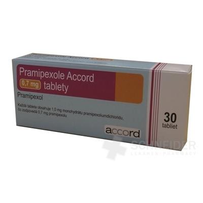 Pramipexole Accord 0,7 mg tablety