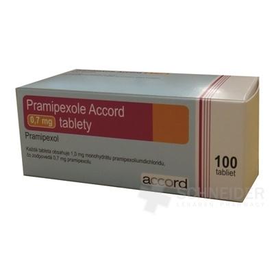 Pramipexole Accord 0,7 mg tablety