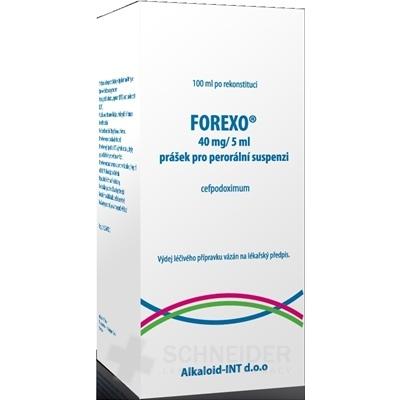 FOREXO 40 mg/5 ml prášok na perorálnu suspenziu