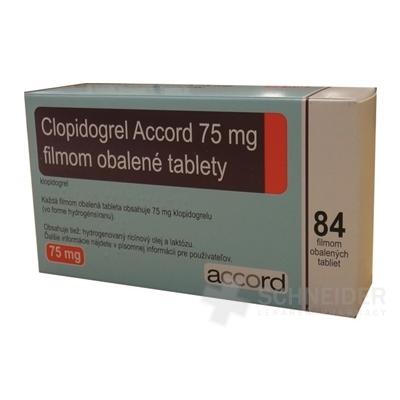 Clopidogrel Accord 75 mg filmom obalené tablety