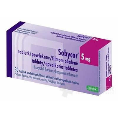 Sobycor 5 mg filmom obalené tablety