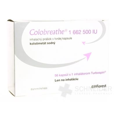 Colobreathe 1 662 500 IU inhalačný prášok