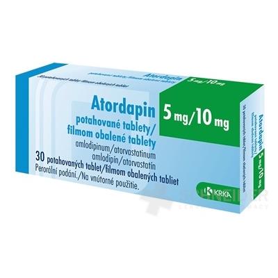 Atordapin 5 mg/10 mg filmom obalené tablety