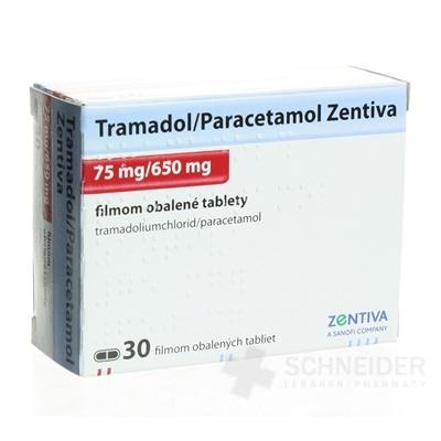 Tramadol/Paracetamol Zentiva 75 mg/650 mg