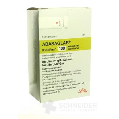 ABASAGLAR 100 jednotiek/ml KwikPen