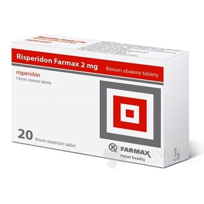 Risperidon Farmax 2 mg filmom obalené tablety