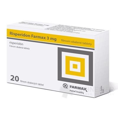 Risperidon Farmax 3 mg filmom obalené tablety