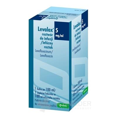 Levalox 5 mg/ml infúzny roztok