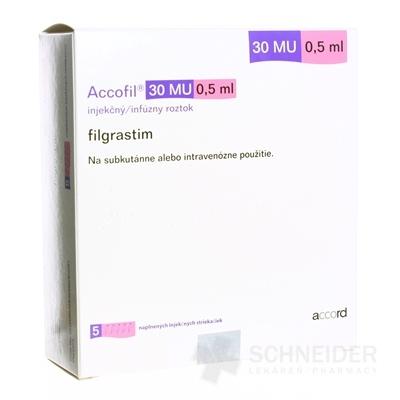 Accofil 30 MU/0,5 ml