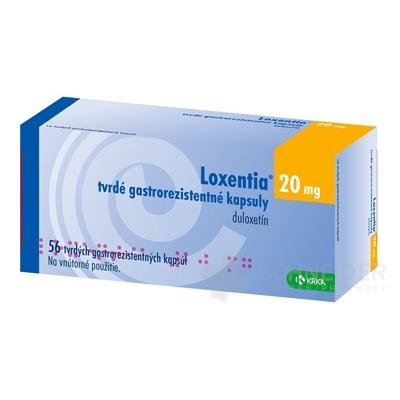 Loxentia 20 mg tvrdé gastrorezistentné kapsuly