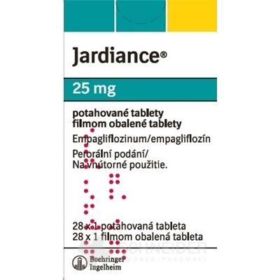 Jardiance 25 mg filmom obalené tablety