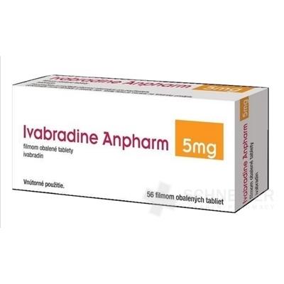Ivabradine Anpharm 5 mg filmom obalené tablety