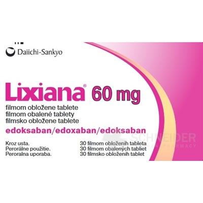 Lixiana 60 mg filmom obalené tablety