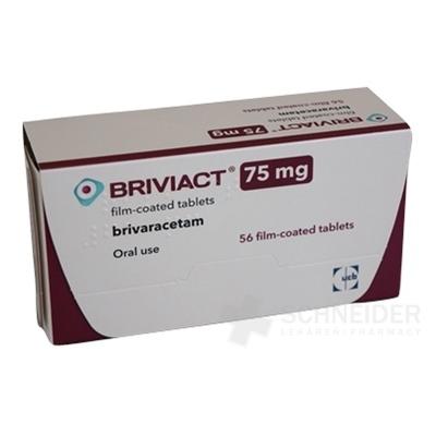 Briviact 100 mg filmom obalené tablety