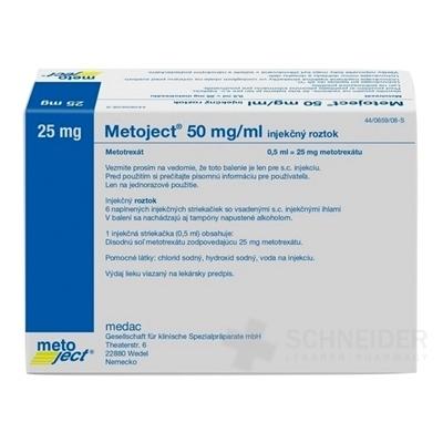 Metoject 50 mg/ml injekčný roztok
