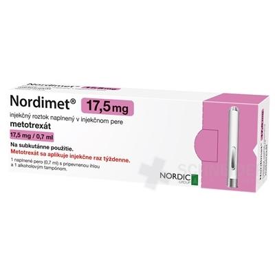 Nordimet 17,5 mg injekčný roztok naplnený v pere