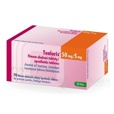 Tenloris 50 mg/5 mg filmom obalené tablety